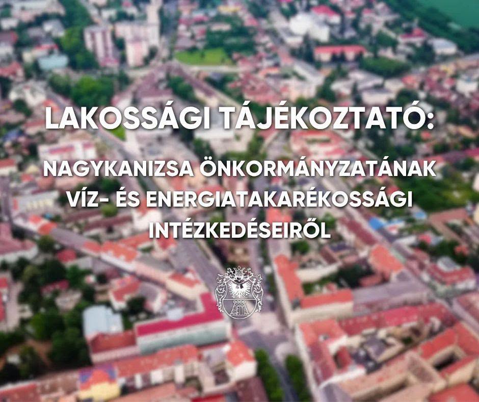 Kiemelő fotó - Nagykanizsa önkormányzatának víz- és energiatakarékossági intézkedései