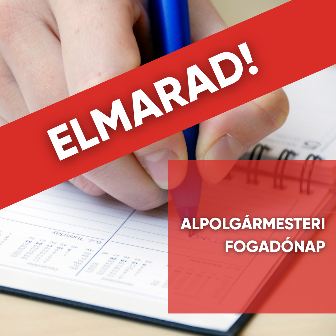 Kiemelő fotó - ELMARAD! Alpolgármesteri fogadónap (dr. Tóth-Bagó Mónika, 2026. október 7.)