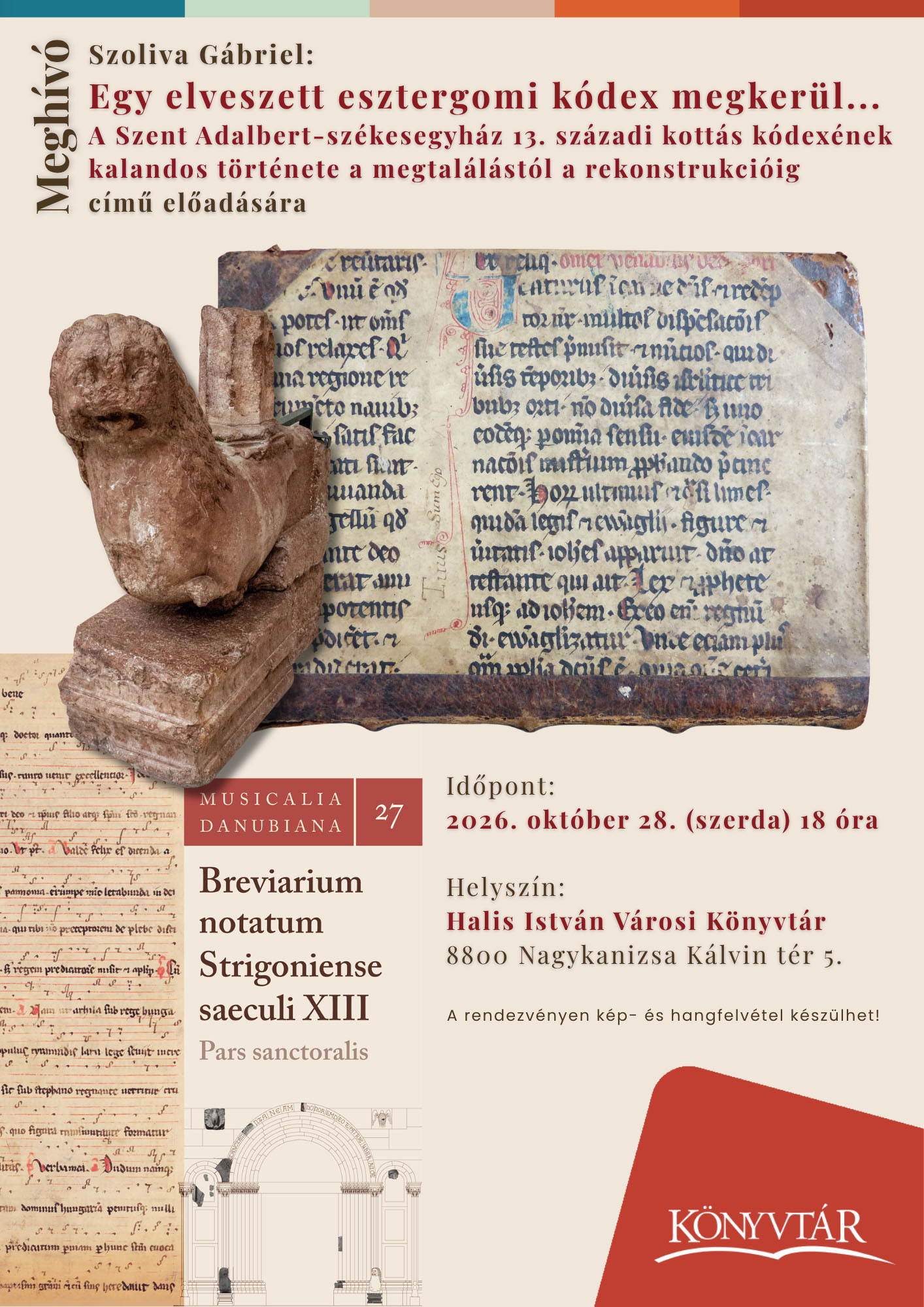 Kiemelő fotó - Egy elveszett esztergomi kódex megkerül... (október 28.)