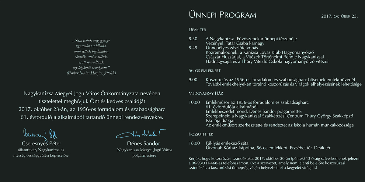 Tartalom - Október 23.