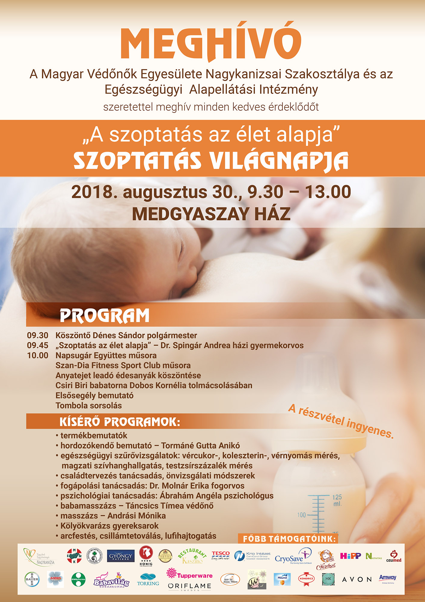 Tartalom - Szoptatás Világnapja 2018.augusztus 30.