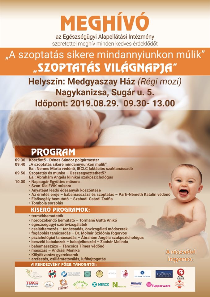 Tartalom - Szoptatás Világnapja 2019.augusztus 29.