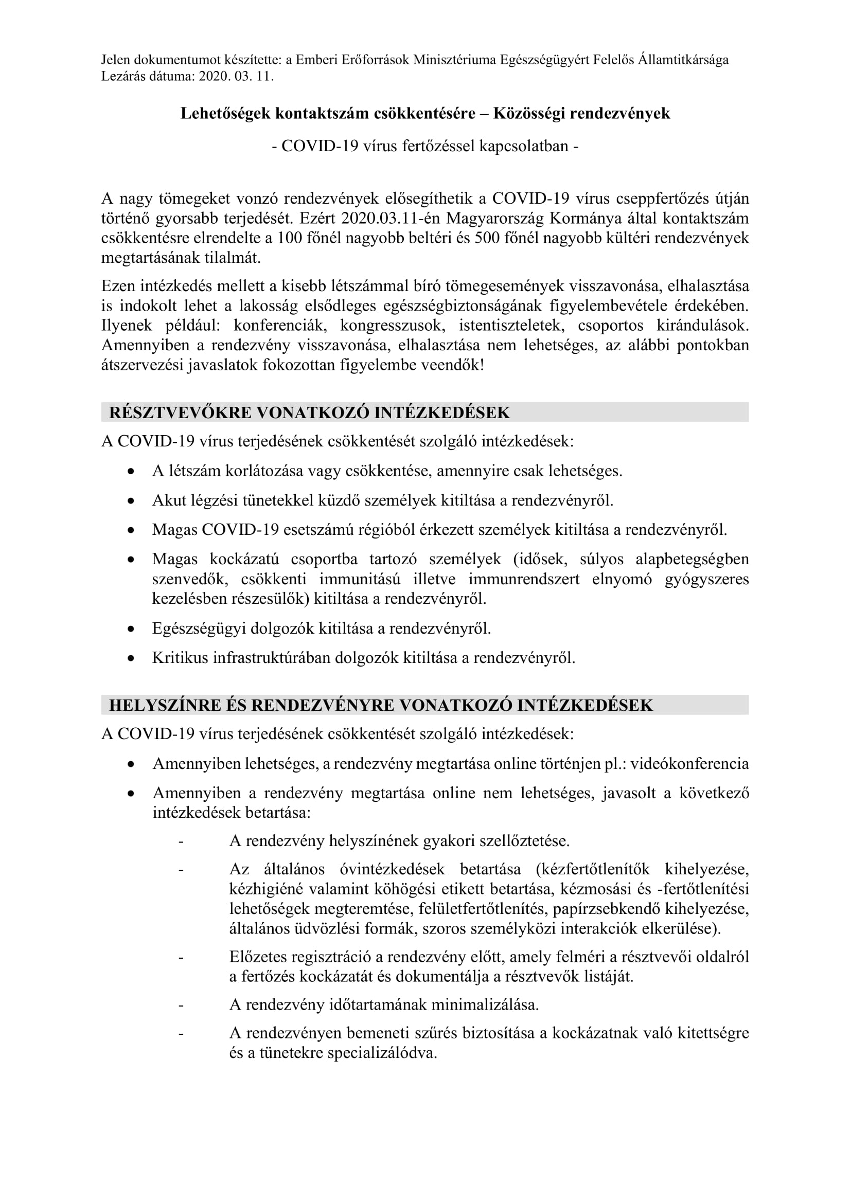 Tartalom - Tájékoztatás a koronavírusról