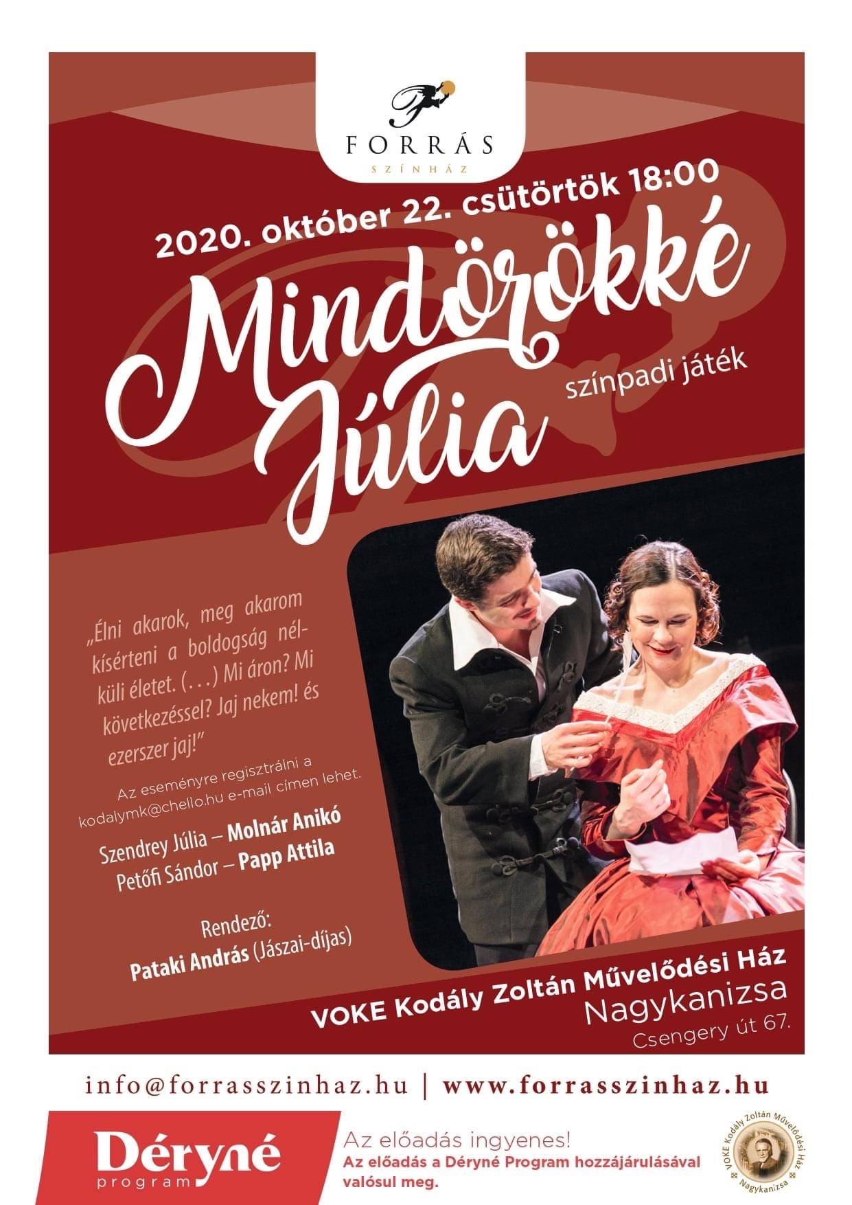 Tartalom - Mindörökké Júlia - október 22.