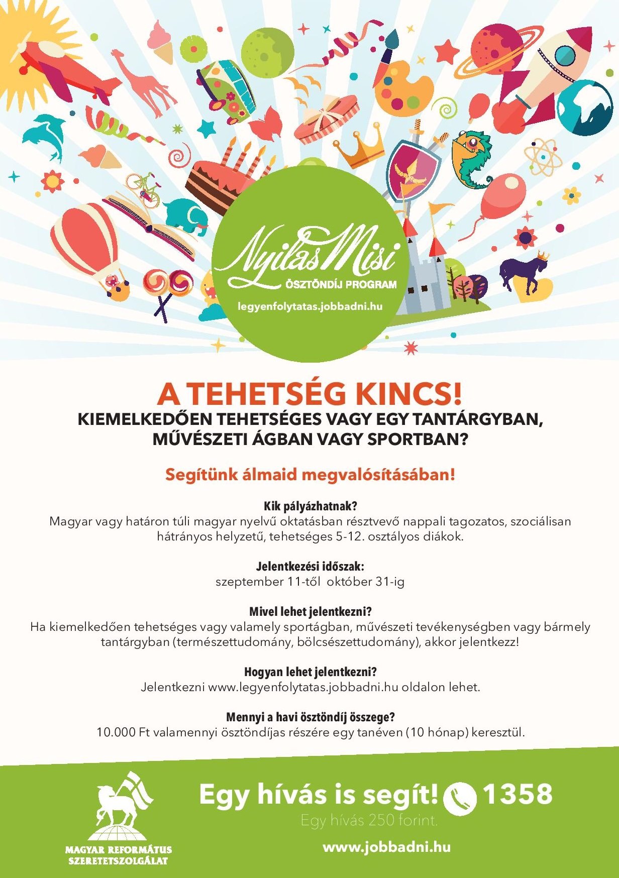 Tartalom - A tehetség kincs! - Nyilas Misi ösztöndíj program
