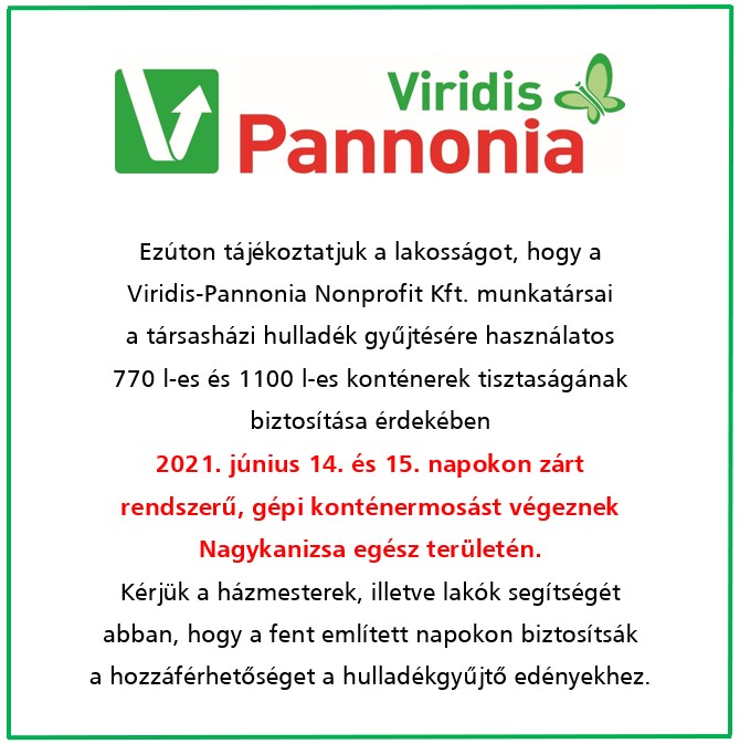 Tartalom - Konténermosás - június 14-15.