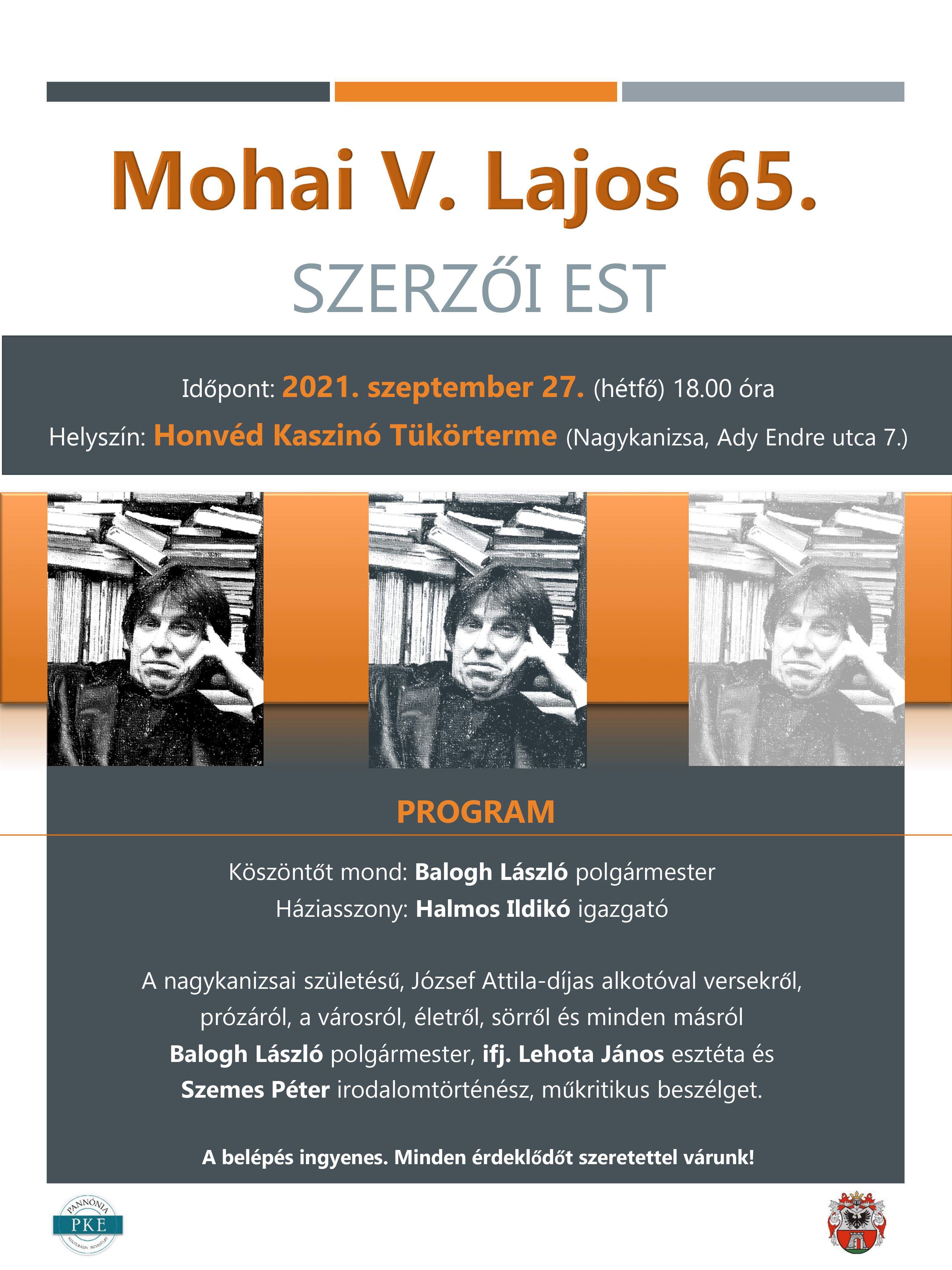 Tartalom - Mohai V. Lajos 65.