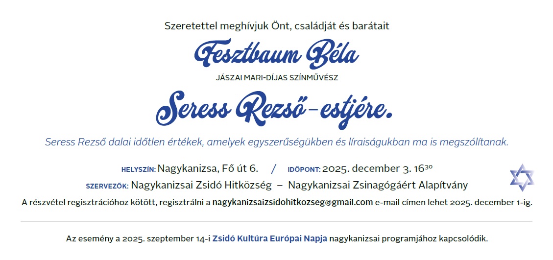 Tartalom - Seress Rezsõ-est (december 3.)