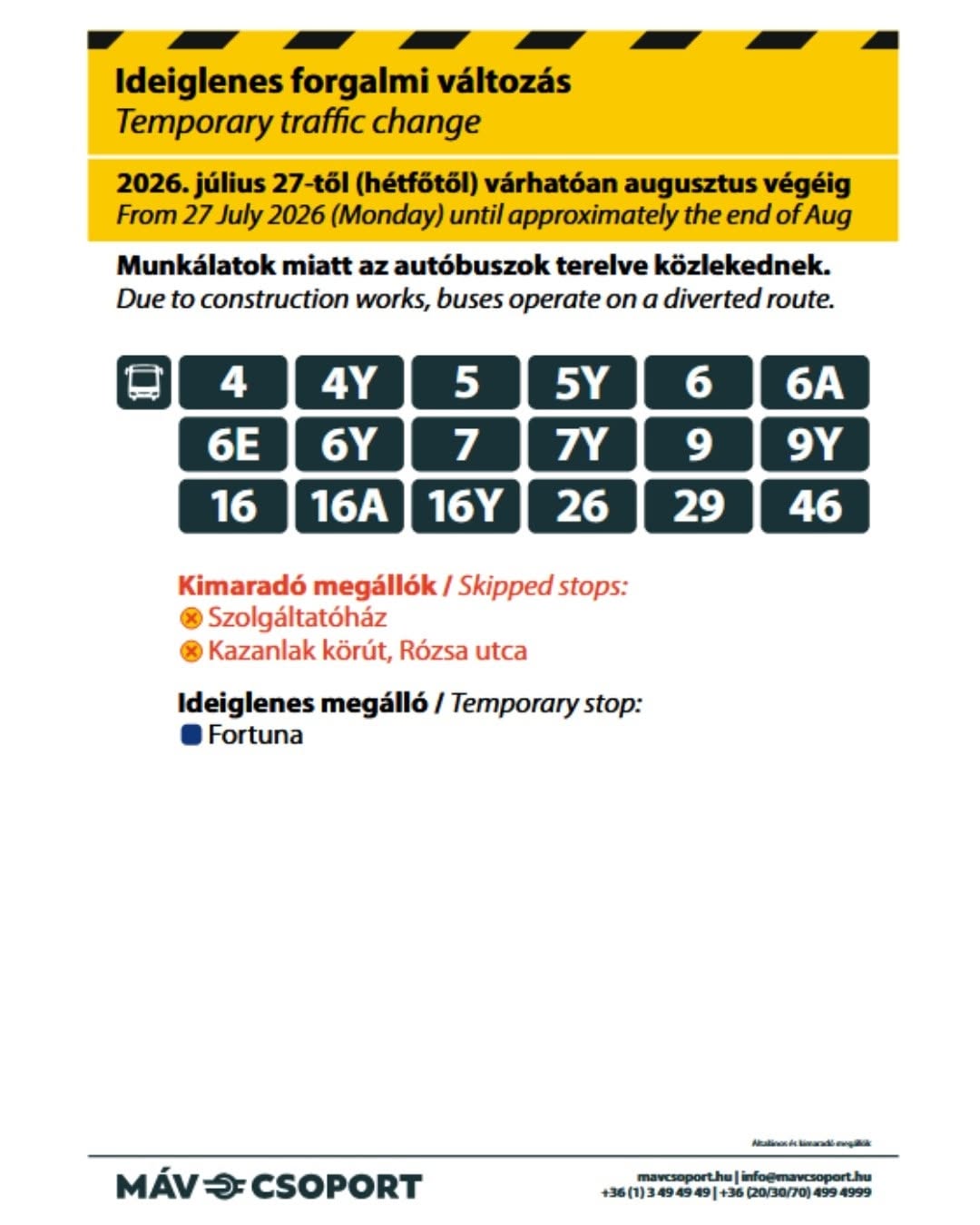 Tartalom - Útlezárás a Rózsa utca egy szakaszán